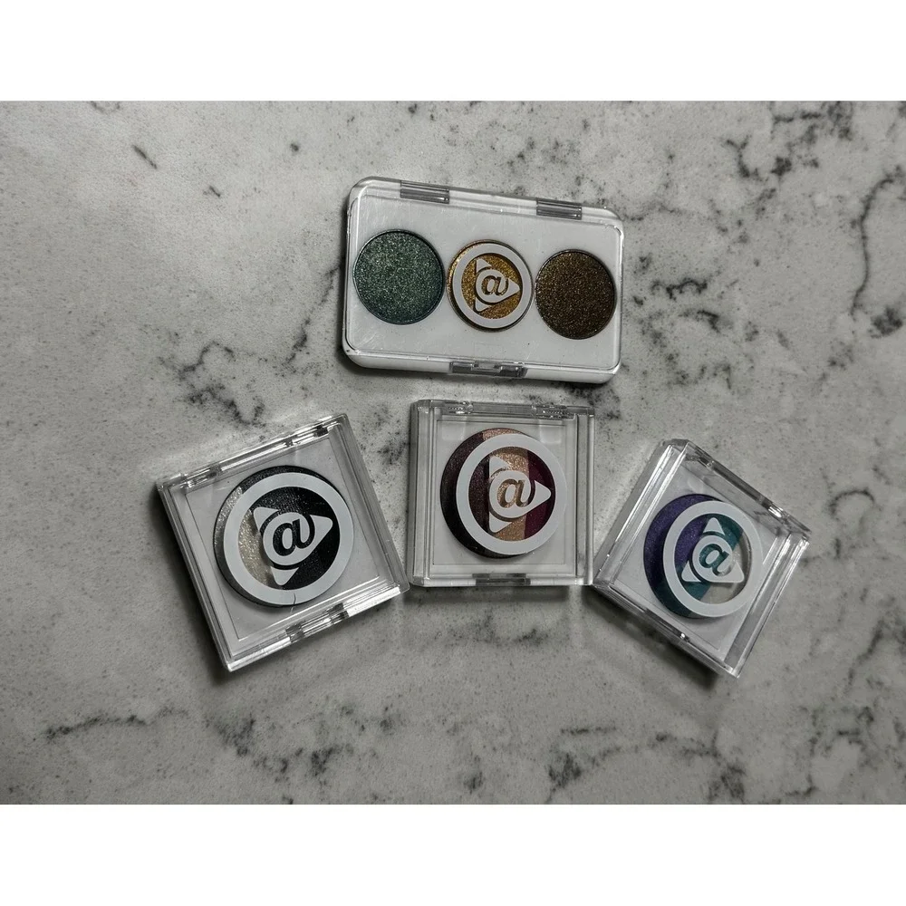 LOT of 4 Mary Kay At Play Eyeshadows NEW Discontinued 3-Baked Trio, 1- 3 Pan